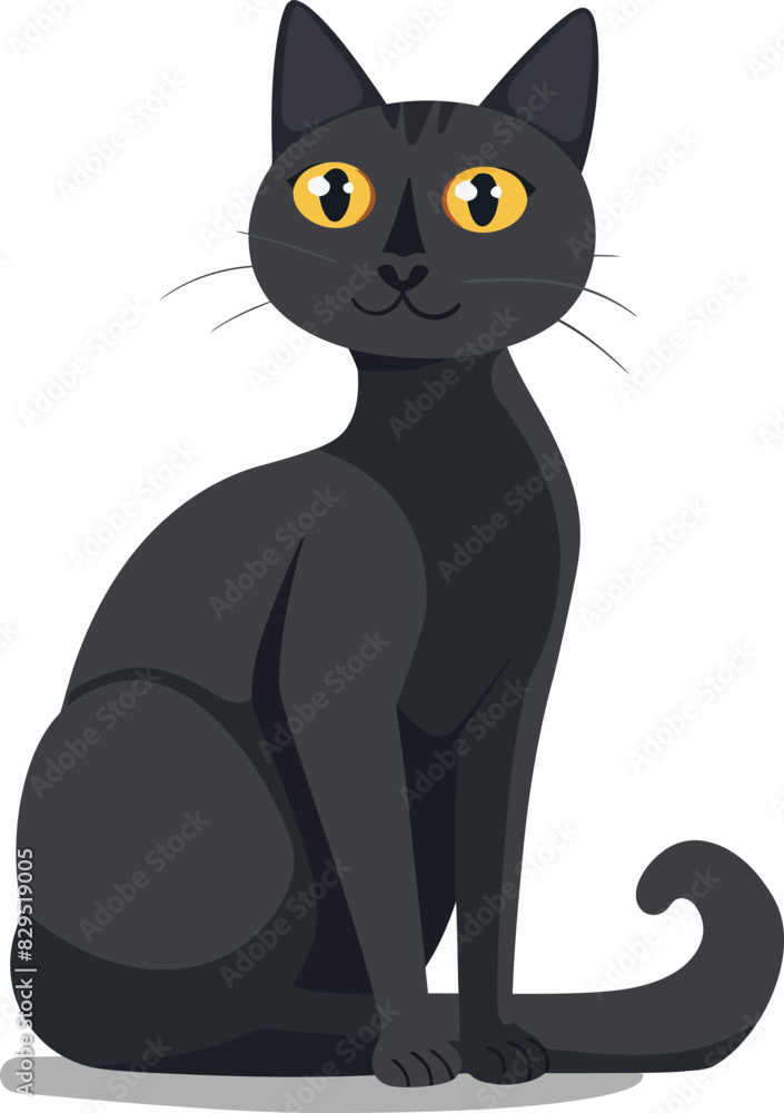 Cat Flat Vector Icon