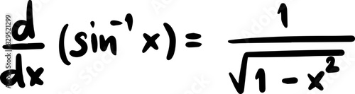 differentiation formulas math handwritten