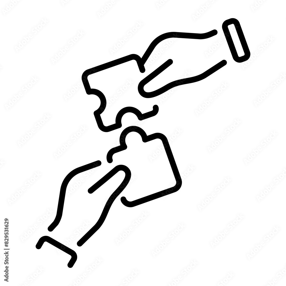 Grab this linear icon of problem solving Grab this linear icon of problem solving