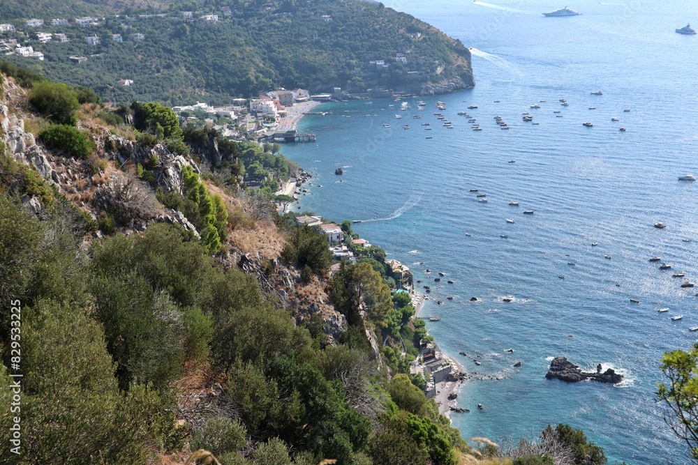 Nerano - Scorcio della baia dal sentiero per Ieranto