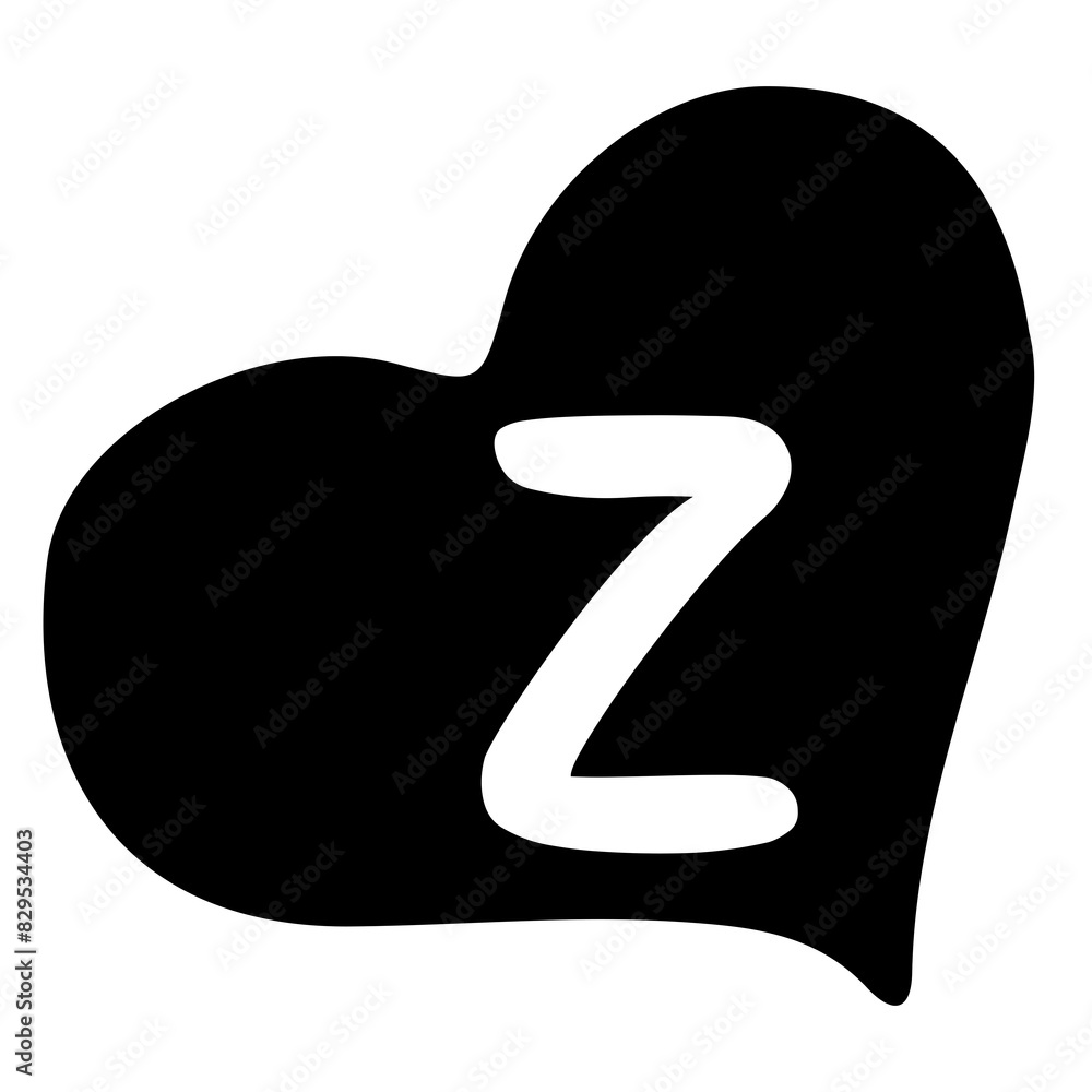 Heart Silhouettes A-Z for Valentine's Day Heart Silhouettes A-Z for Valentine's Day