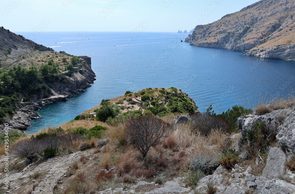 Nerano - Baia di Ieranto da Punta Capitello