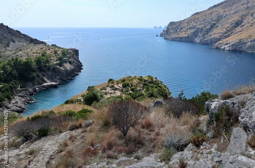 Obraz na płótnie Nerano - Baia di Ieranto da Punta Capitello w salonie