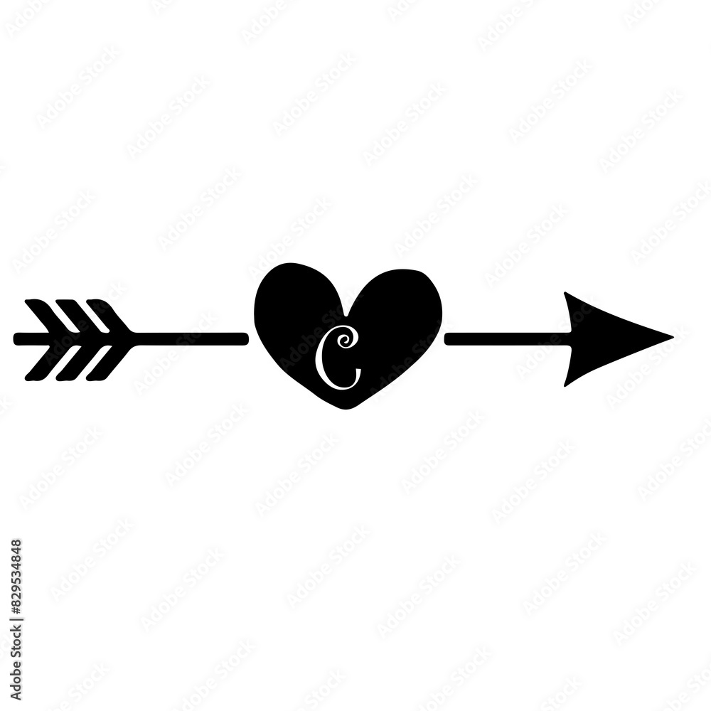 Heart Silhouettes A-Z for Valentine's Day Heart Silhouettes A-Z for Valentine's Day
