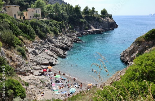 Nerano - Baia di Ieranto dal sentiero photo