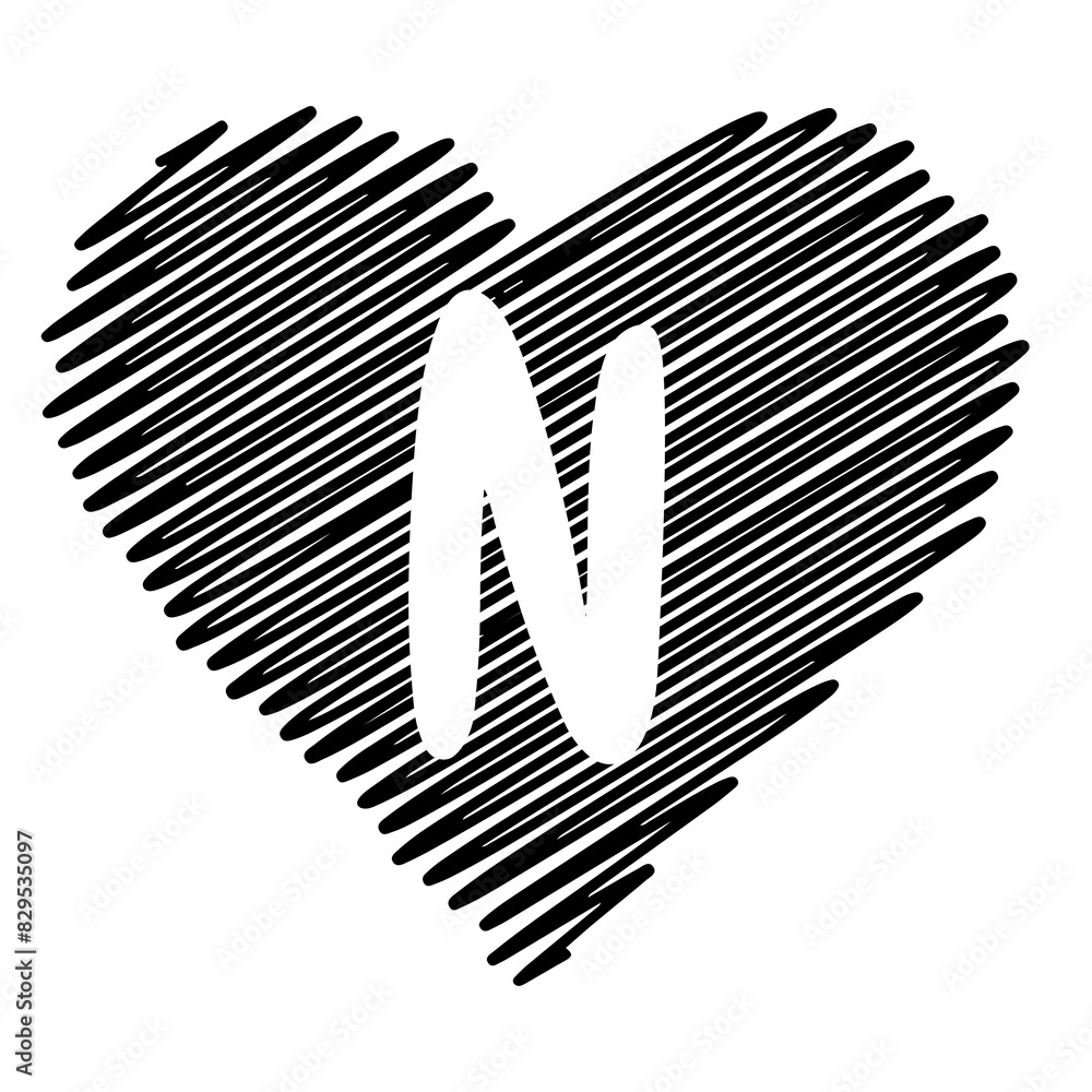 Heart Silhouettes A-Z for Valentine's Day Heart Silhouettes A-Z for Valentine's Day