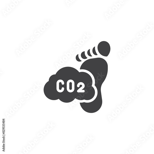 Carbon dioxide Emissions vector icon
