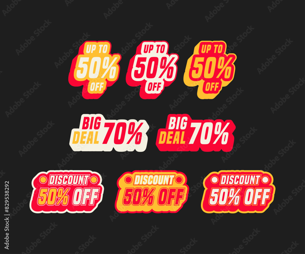 Design Sticker discount for product discount Design Sticker discount for product discount