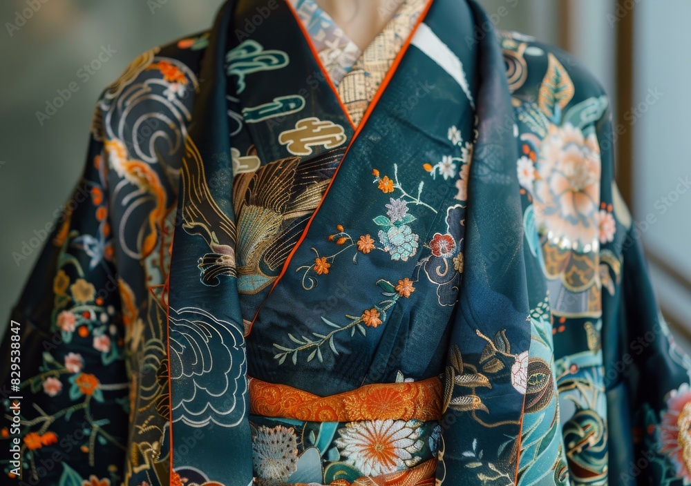 Geisha in Traditional Kimono
