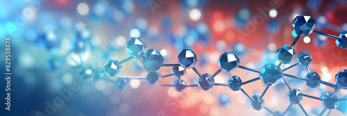 Chemical molecules in a white background in the style of light indigo and silver, Molecular Elegance: Chemical Molecules in Light Indigo and Silver on White, Sublime Chemistry: Light Indigo Molecules
 photo