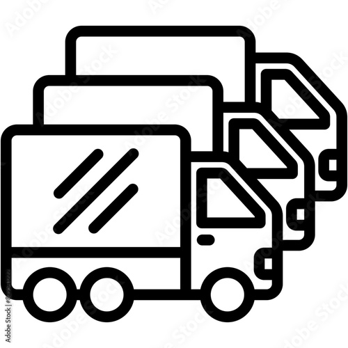 Truck Fleet Icon