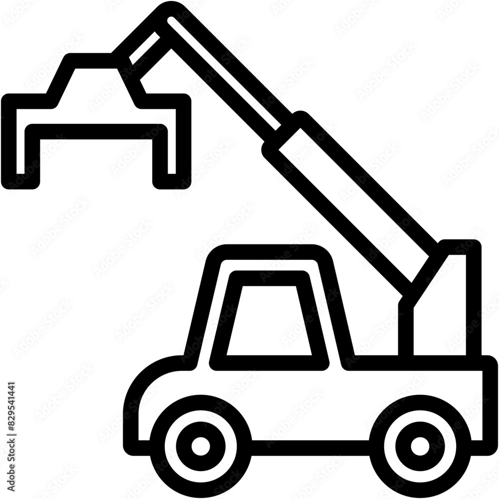 Cargo Handling Equipment Icon Cargo Handling Equipment Icon