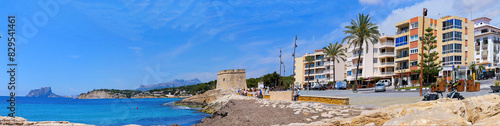 Moraira Spanien El Portet, HStrandpromenade