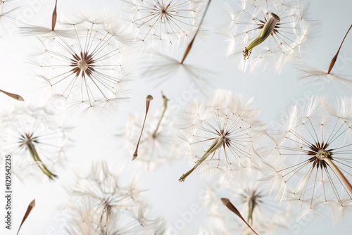a close up of dandelions photo