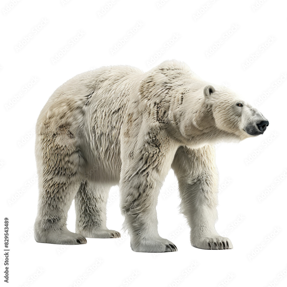 Fototapeta premium polar bear isolated on white