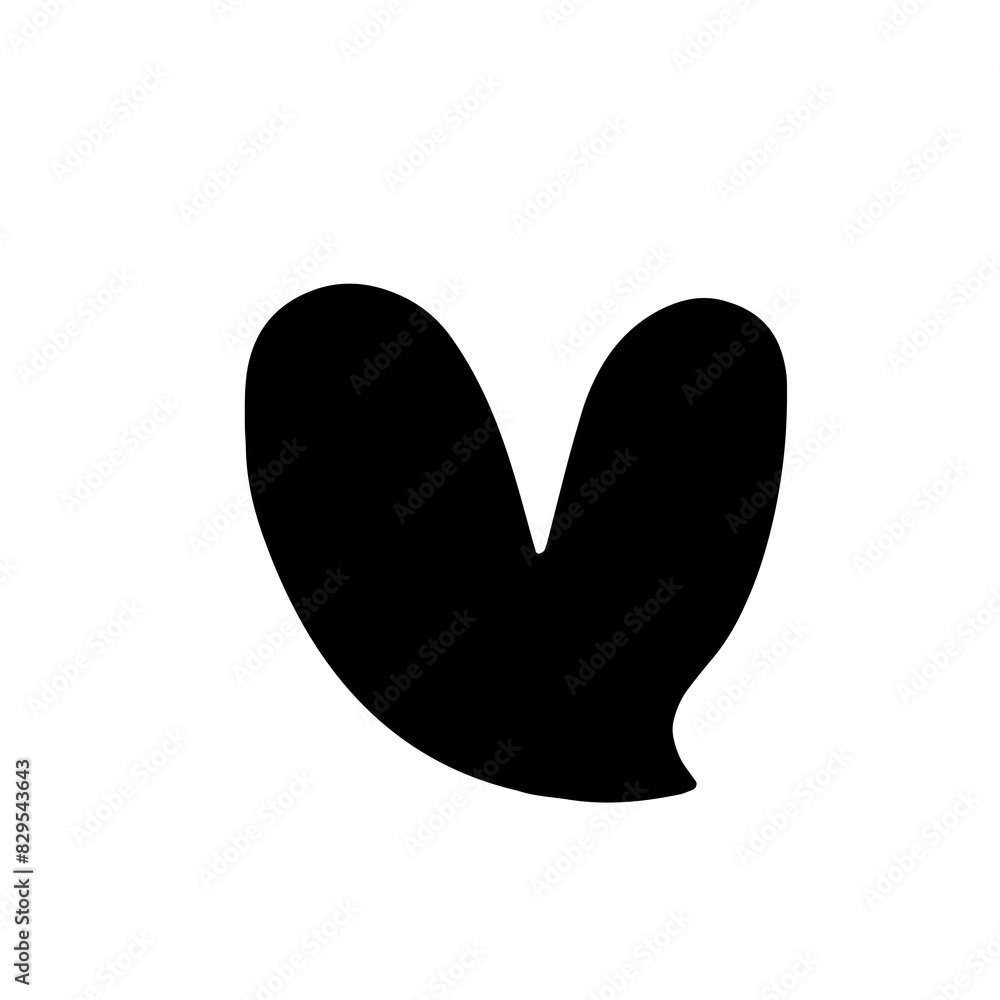 Heart Silhouettes for Valentine's Day Heart Silhouettes for Valentine's Day