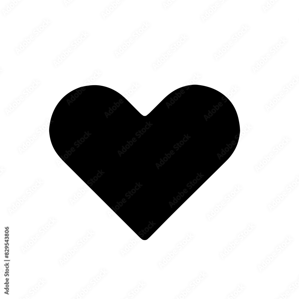 Heart Silhouettes for Valentine's Day Heart Silhouettes for Valentine's Day