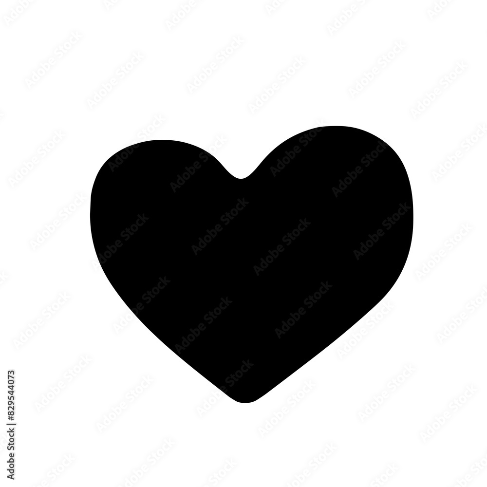 Heart Silhouettes for Valentine's Day Heart Silhouettes for Valentine's Day