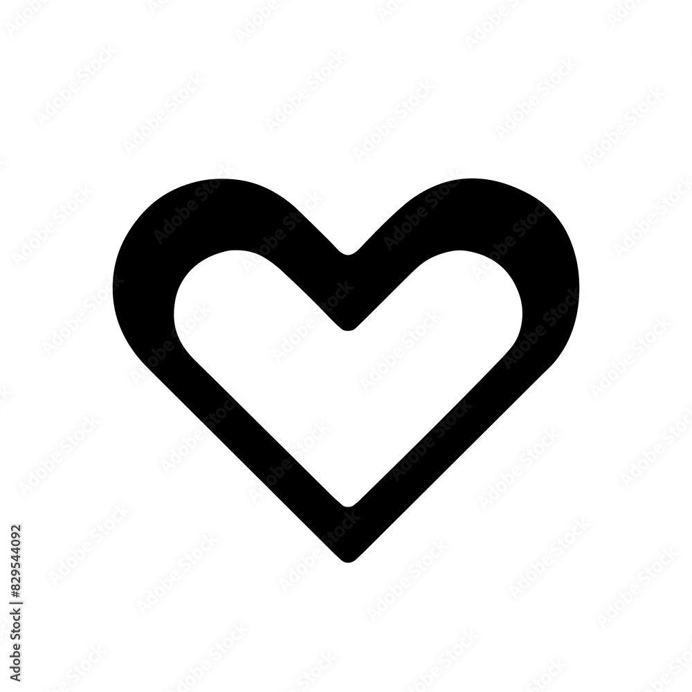 Heart Silhouettes for Valentine's Day Heart Silhouettes for Valentine's Day