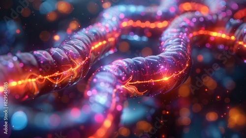 Visual representation of the absorption of vitamin E in the small intestine, highlighting its antioxidant effects.