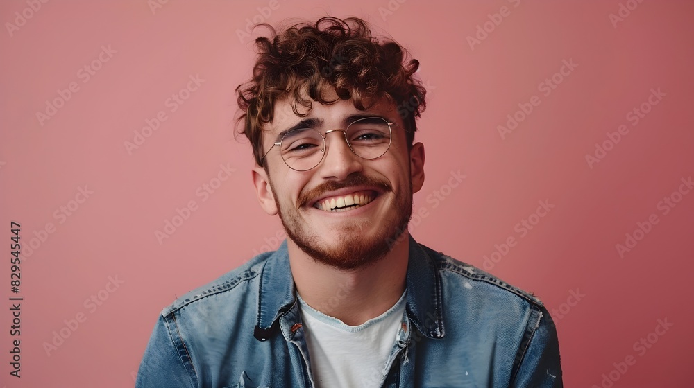 Obraz premium Young Actors Joyful of Career Passion in Portrait