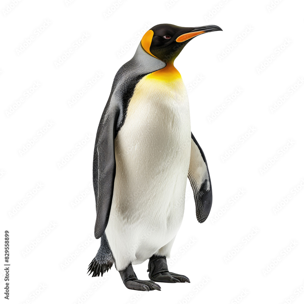 Fototapeta premium penguin isolated on white background