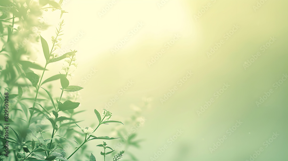 Pale green gradient background. Generative AI. Pale green gradient background. Generative AI.