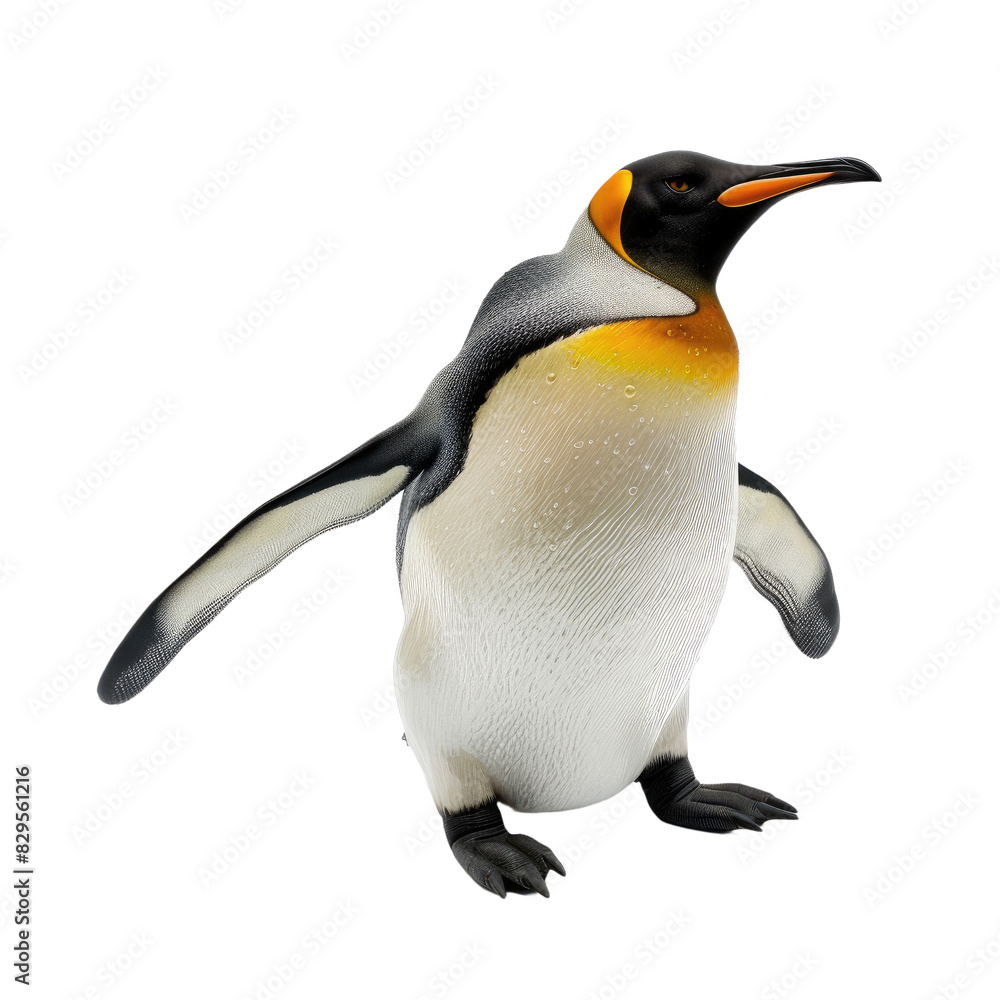 Naklejka premium penguin isolated on white