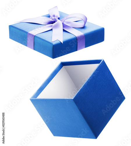 Tapety artystyczne Open gift box isolated