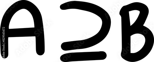 math set theory symbols handwritten
