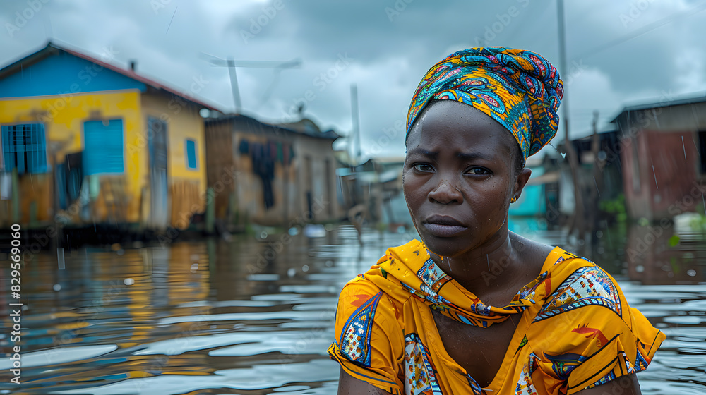 The sorrow of an African woman amid rising sea levels, this powerful ...