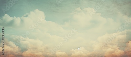 Vintage sky background with copy space image