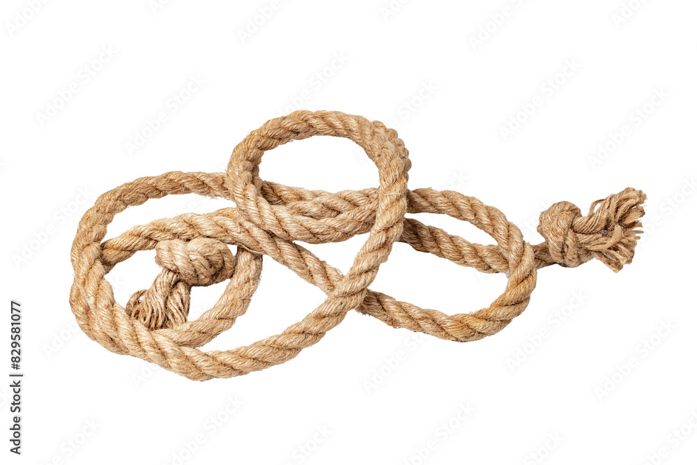 twisted thick rope is isolated from the background twisted thick rope is isolated from the background