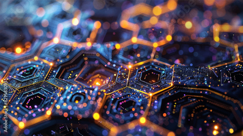 Business futuristic the trans formative power of block chain cyber crime background
