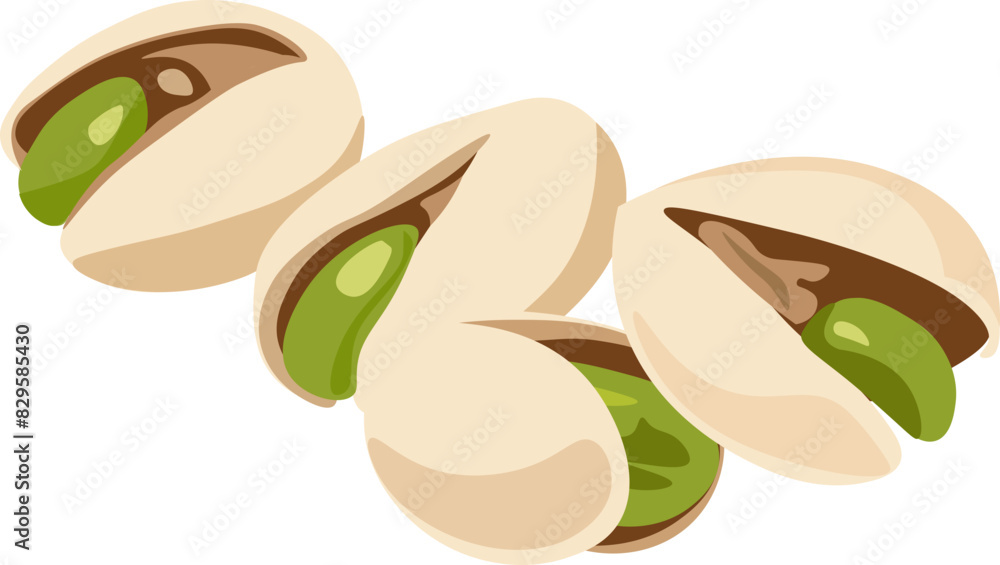 Naklejka premium Pistachio artwork