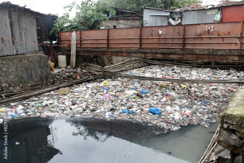 Canvas Print Daily Life in Slums Dharavi Mumbai Urban Photography Street photography India  p
