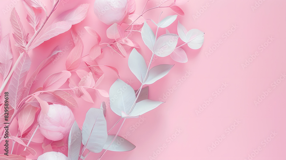 Pink pastel background. Generative AI. Pink pastel background. Generative AI.