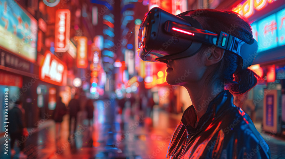 Embark on a visual journey into the future of leisure pursuits with a captivating photograph showcasing hobbies imbued with futuristic elements, from drone racing in neon-lit cityscapes to virtual Embark on a visual journey into the future of leisure pursuits with a captivating photograph showcasing hobbies imbued with futuristic elements, from drone racing in neon-lit cityscapes to virtual