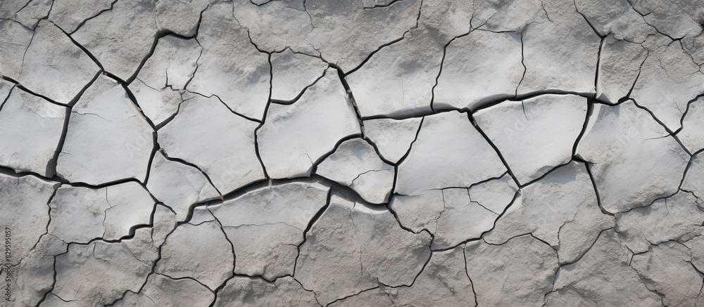 Background texture of cracked grey soil surface with copy space image Background texture of cracked grey soil surface with copy space image