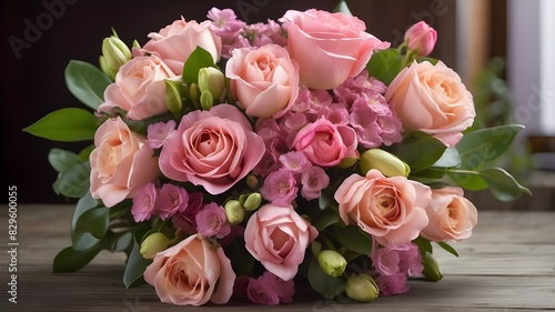 Beautiful bouquet of flowers for Mother s Day or birthday.