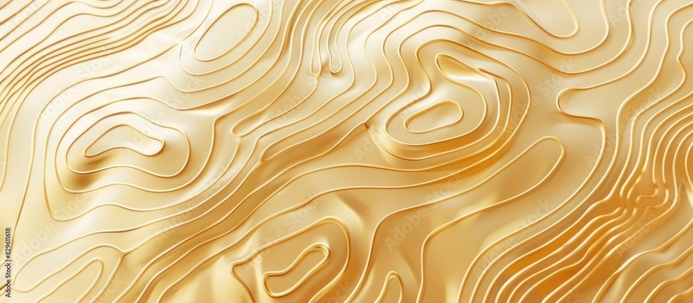 Luxury golden wallpaper Deco Pattern line curve wave. Luxury golden wallpaper Deco Pattern line curve wave.