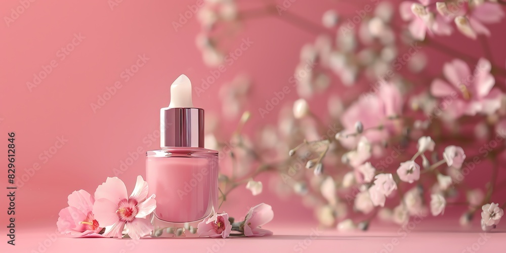 cosmetology, face care product, minimalism, photo of stock, place of the text light color, mockup template