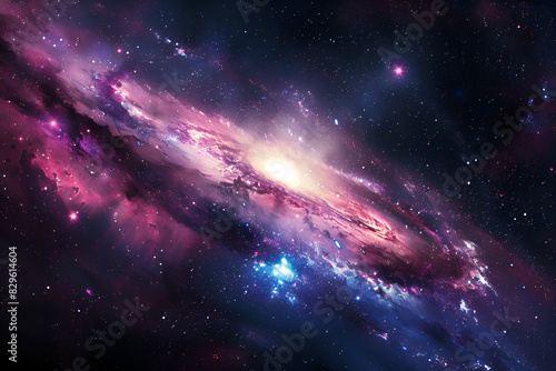universe illustrations for astronomy websites and space-themed backgrounds © Titis Design