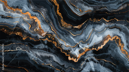Dark calcite marble texture for background Cartoon Vector photo