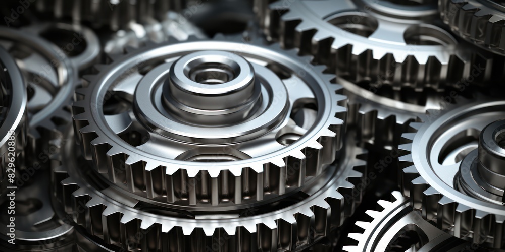 silver tone engine gear industrial background silver tone engine gear industrial background