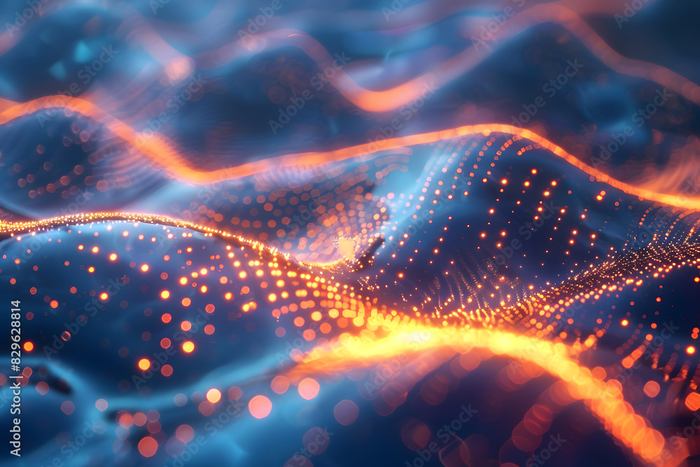 Abstract Digital Background.Can be used for technology