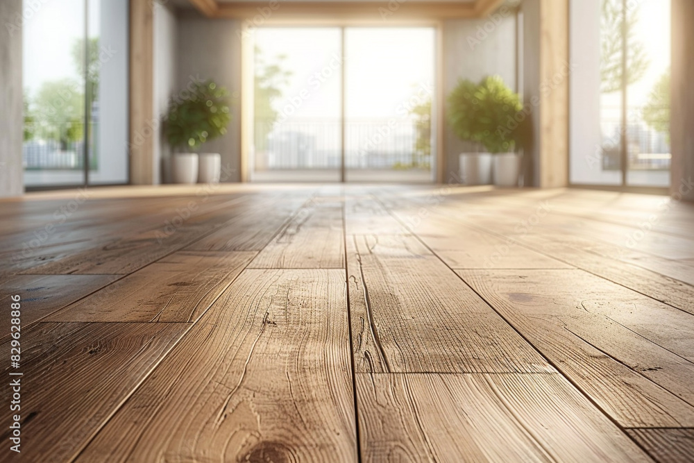 Architecture interior background with wooden floor. Architecture interior background with wooden floor.
