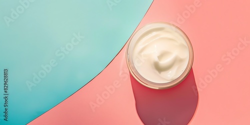 cosmetology, face care product, minimalism, photo of stock, place of the text