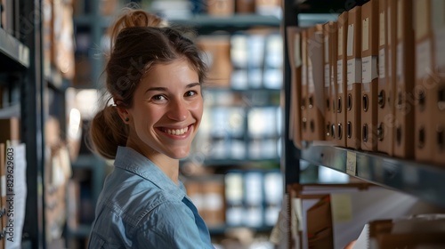 Young Archivists Joy Celebrating a Passion for History and Organization in the Modern Office