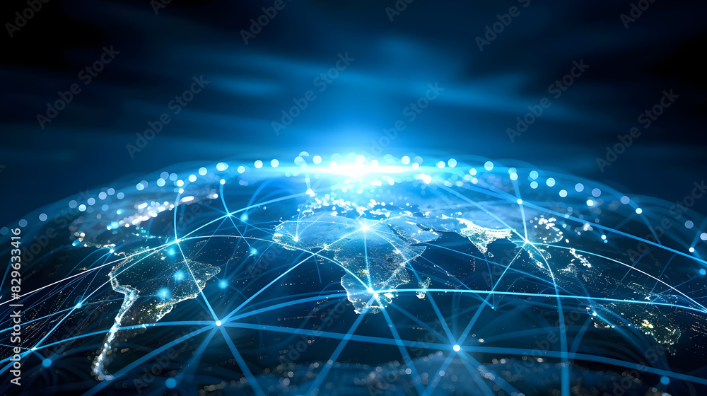 World wide web concept, network